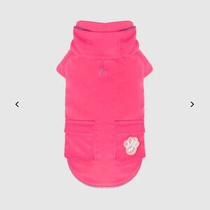 NWT, Canada Pooch Torrential Tracker Dog Raincoat, Waterproof, Pink, Size 22